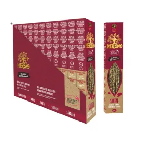 Encens Bois de Santal Herbio smudge, 20 gr, Ecocert bio - Encens tibétains, accessoires