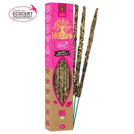 Encens Rose, Herbio smudge, 20 gr, Ecocert bio - Encens tibétains, accessoires
