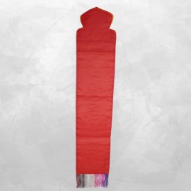 Tenture tibétaine 7 chakras safran rouge – Artisanat du Népal