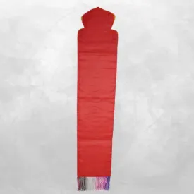 Tenture tibétaine 7 chakras safran rouge - Tentures bouddhistes