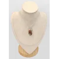 Rare Pendentif Cuivre sur Agate ovale 22 gr - Bijoux en Cuivre sur Agate