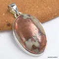 Rare Pendentif Cuivre sur Agate ovale 22 gr - Bijoux en Cuivre sur Agate