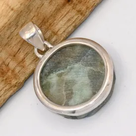 Pendentif Azurite Boulder forme ronde - Pendentifs pierres naturelles