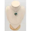 Pendentif Azurite Boulder forme ronde - Pendentifs pierres naturelles