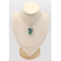 Gros Pendentif Azurite Boulder forme larme - Pendentifs pierres naturelles