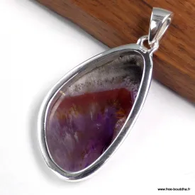Pendentif Super Seven forme libre grade AAA 4,5 cm - Pendentifs pierres naturelles