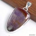 Pendentif Super Seven semi-ovale 3,8 cm - Pendentifs pierres naturelles