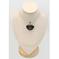 Pendentif Nuumite semi-rond quartz fumé - Pendentifs pierres naturelles