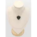 Pendentif Nuumite bleutée du Groënland et Moldavite - Pendentifs pierres naturelles