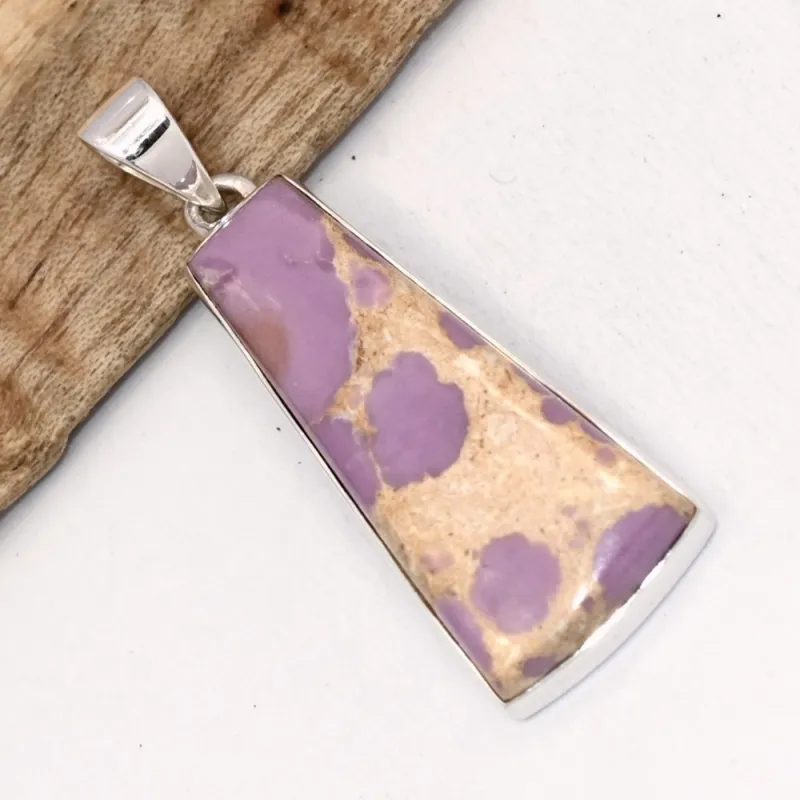 Pendentif Phosphosidérite forme trapèze - Pendentifs pierres naturelles
