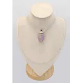Pendentif Phosphosidérite semi-ovale et grenat - Pendentifs pierres naturelles