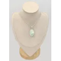 Pendentif Aragonite bleue verte ovale, Pakistan - Pendentifs pierres naturelles
