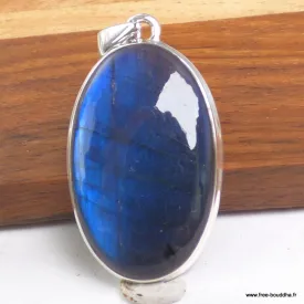 Gros Pendentif Authentique Labradorite bleue grade AAA - Pendentifs pierres naturelles