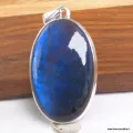 Gros Pendentif Authentique Labradorite bleue grade AAA - Pendentifs pierres naturelles
