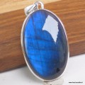 Gros Pendentif Authentique Labradorite bleue grade AAA - Pendentifs pierres naturelles