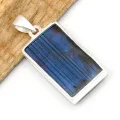 Pendentif Authentique Labradorite bleue striée grade AAA - Pendentifs pierres naturelles