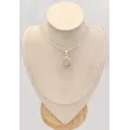 Pendentif Quartz rose naturel forme goutte - Pendentifs pierres naturelles