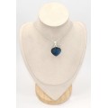 Pendentif Labradorite bleue AAA – protection, intuition