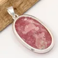 Grand Pendentif Rhodochrosite gel qualité AAA - Bijoux en Rhodochrosite