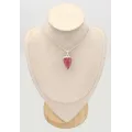 Pendentif Rhodochrosite gel qualité AAA triangulaire - Bijoux en Rhodochrosite