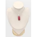 Pendentif Rhodochrosite gel qualité AAA rectangulaire - Bijoux en Rhodochrosite
