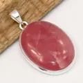 Pendentif argent Rhodochrosite gel qualité AAA - Bijoux en Rhodochrosite