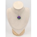 Pendentif Turquoise Mohave hexagonale · Argent 925