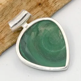 Pendentif Authentique Malachite Péridot grade AAA - Pendentifs pierres naturelles