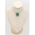 Pendentif Authentique Malachite Péridot grade AAA - Pendentifs pierres naturelles