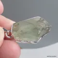 Pendentif pierre Améthyste verte brute serti clos - Pendentifs pierres naturelles