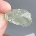 Pendentif Prasiolite brute · Améthyste verte naturelle · Argent 925 serti griffes