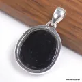 Pendentif Verre Dichroïque forme libre argent 925 - Pendentifs pierres naturelles