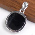 Pendentif Verre Dichroïque lumineux violet bleu - Pendentifs pierres naturelles