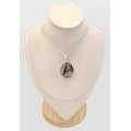 Pendentif Agate du Montana forme libre – Argent 925 authentique