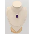 Pendentif améthyste naturelle cabochon grade AAA - Pendentifs pierres naturelles