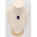 Pendentif pierre Améthyste cabochon grade AAA - Pendentifs pierres naturelles