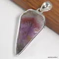 Pendentif Cacochynite Cacoxenite tranche en pointe - Bijoux en Cacochynite Super Seven