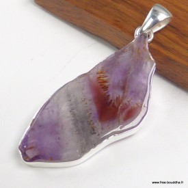 Pendentif Cacochynite Super seven 6 cm forme libre - Bijoux en Cacochynite Super Seven