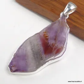 Pendentif Cacochynite Super seven 6 cm forme libre - Bijoux en Cacochynite Super Seven