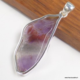 Pendentif Cacochynite Super seven 6 cm forme libre - Bijoux en Cacochynite Super Seven