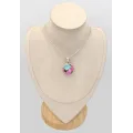 Pendentif Turquoise du Nevada Candy rose - Bijoux en Turquoise