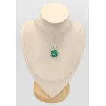 Pendentif Turquoise du Nevada Peacock rond - Bijoux en Turquoise