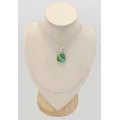 Pendentif en Turquoise d'Arizona argent 925 (composite) - Bijoux en Turquoise