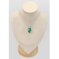 Pendentif artisanal en Turquoise d'Arizona - Bijoux en Turquoise