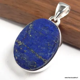 Petit Pendentif Lapis lazuli brut ovale - Bijoux en Lapis-lazuli