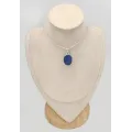 Petit Pendentif Lapis lazuli brut ovale - Bijoux en Lapis-lazuli