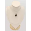 Pendentif Agate de Feu serti clos triangulaire - Bijoux en Agate de Feu