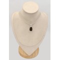 Pendentif Agate de Feu Argent 925 - Pièce Unique