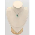 Pendentif Turquoise Kingman brute asymétrique - Bijoux en Turquoise Kingman