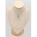 Pendentif Opale Ethiopienne welo ovale bleue verte - Bijoux en Opale Ethiopienne